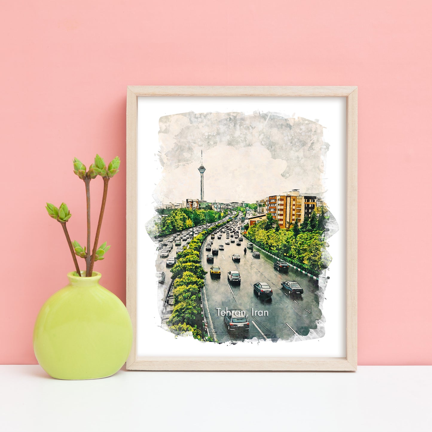 Tehran Highway, Iran, Art Print | 8×10 | Made in Canada - PhiloPerse