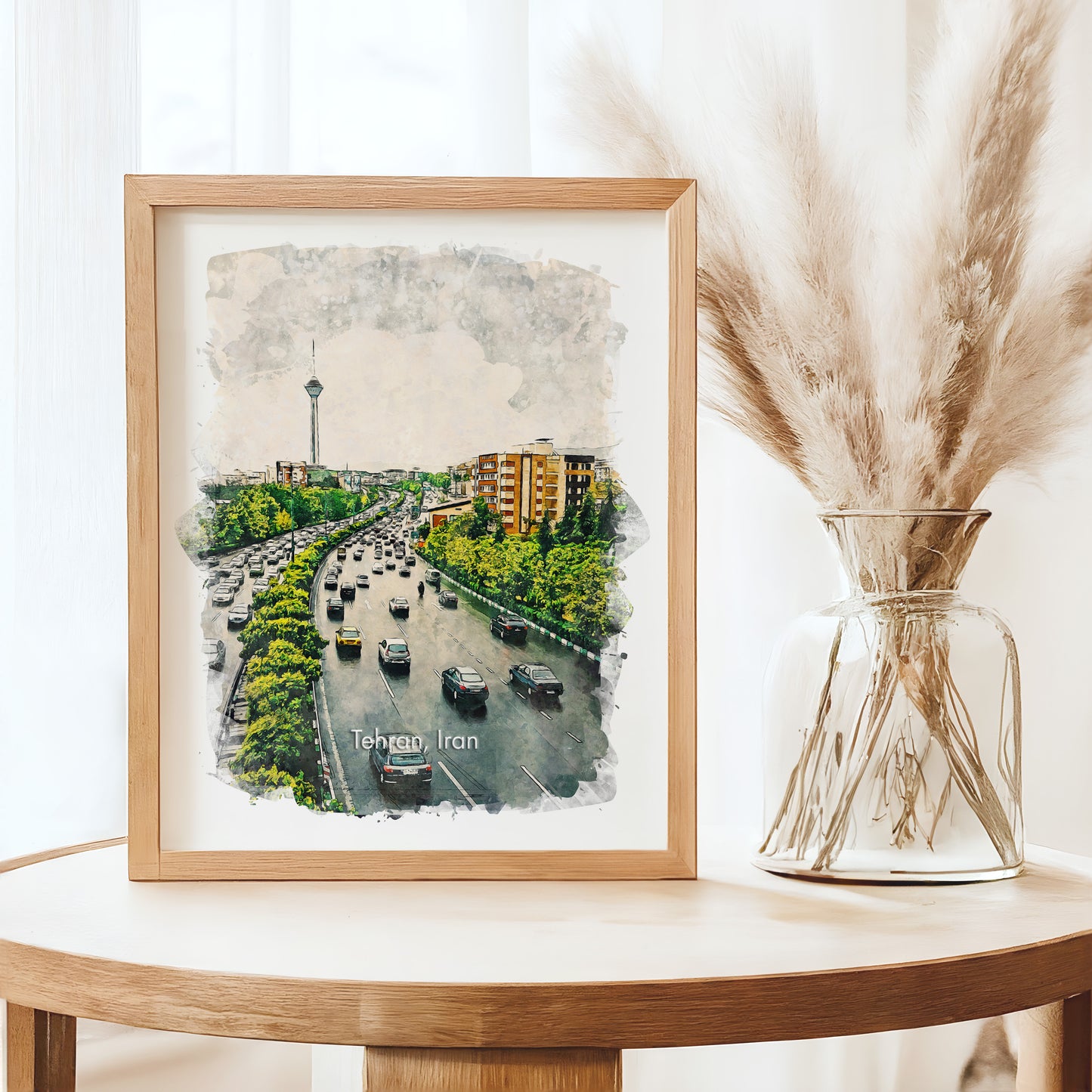 Tehran Highway, Iran, Art Print | 8×10 | Made in Canada - PhiloPerse