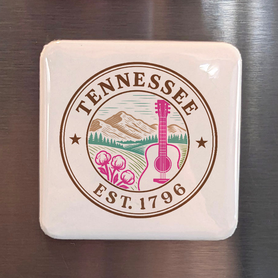 Tennessee Magnet | The Volunteer State | 2×2 | Made in Canada - PhiloPerse