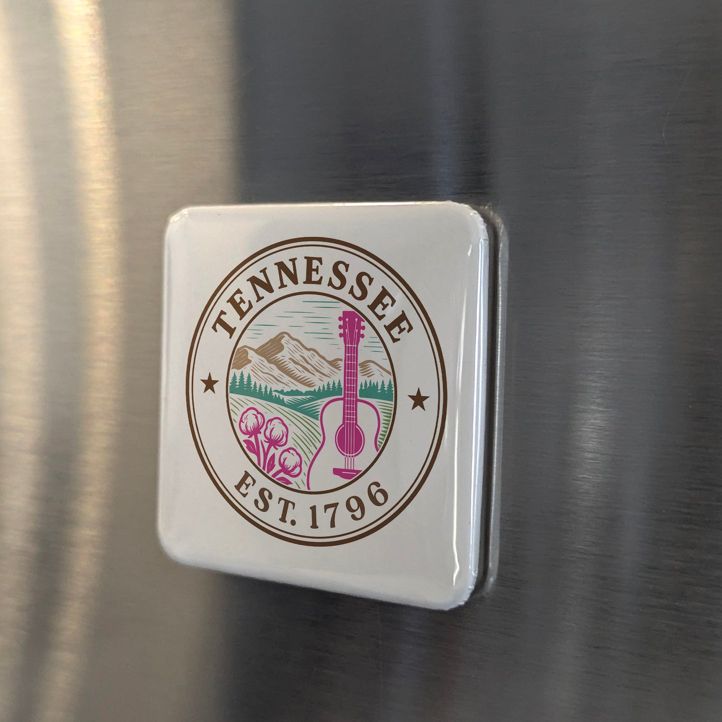 Tennessee Magnet | The Volunteer State | 2×2 | Made in Canada - PhiloPerse