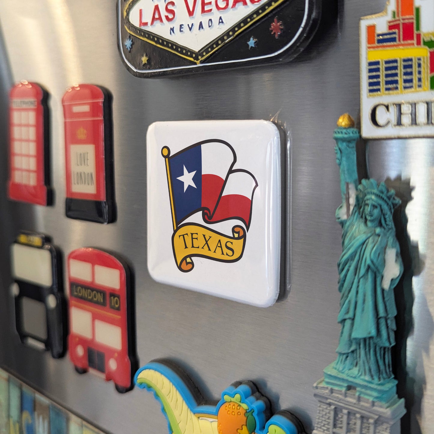 Texas Magnet | Lone Star State | 2×2 | Made in Canada - PhiloPerse