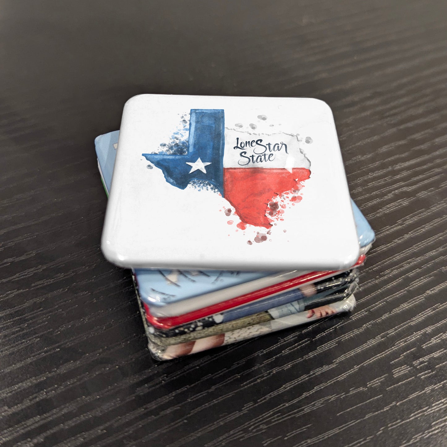 Texas Magnet | Lone Star State Watercolor | 2×2 | Made in Canada - PhiloPerse