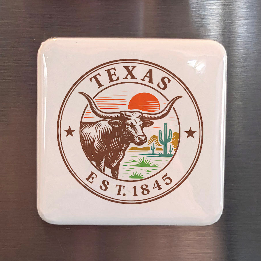 Texas Magnet | The Lone Star State | 2×2 | Made in Canada - PhiloPerse