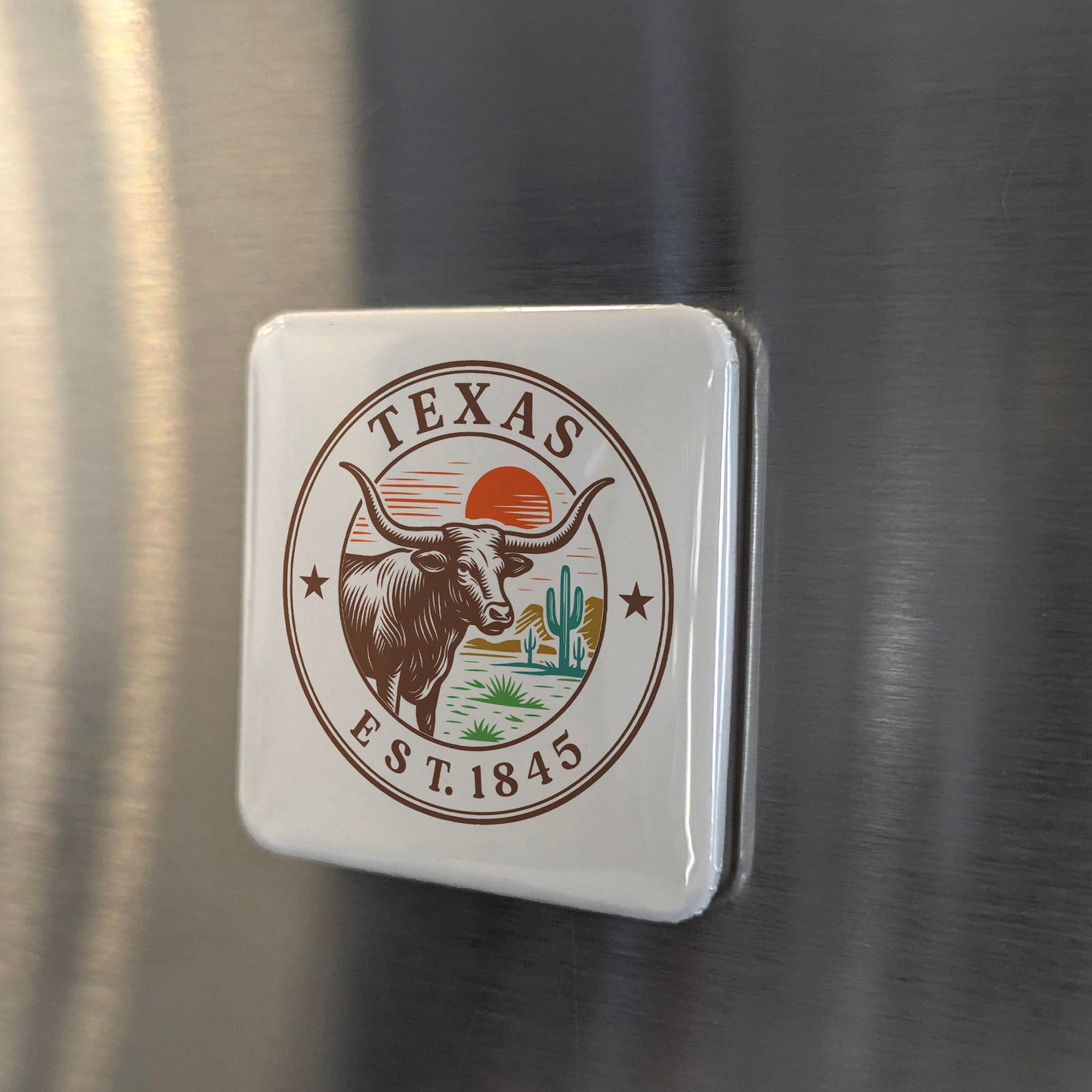 Texas Magnet | The Lone Star State | 2×2 | Made in Canada - PhiloPerse