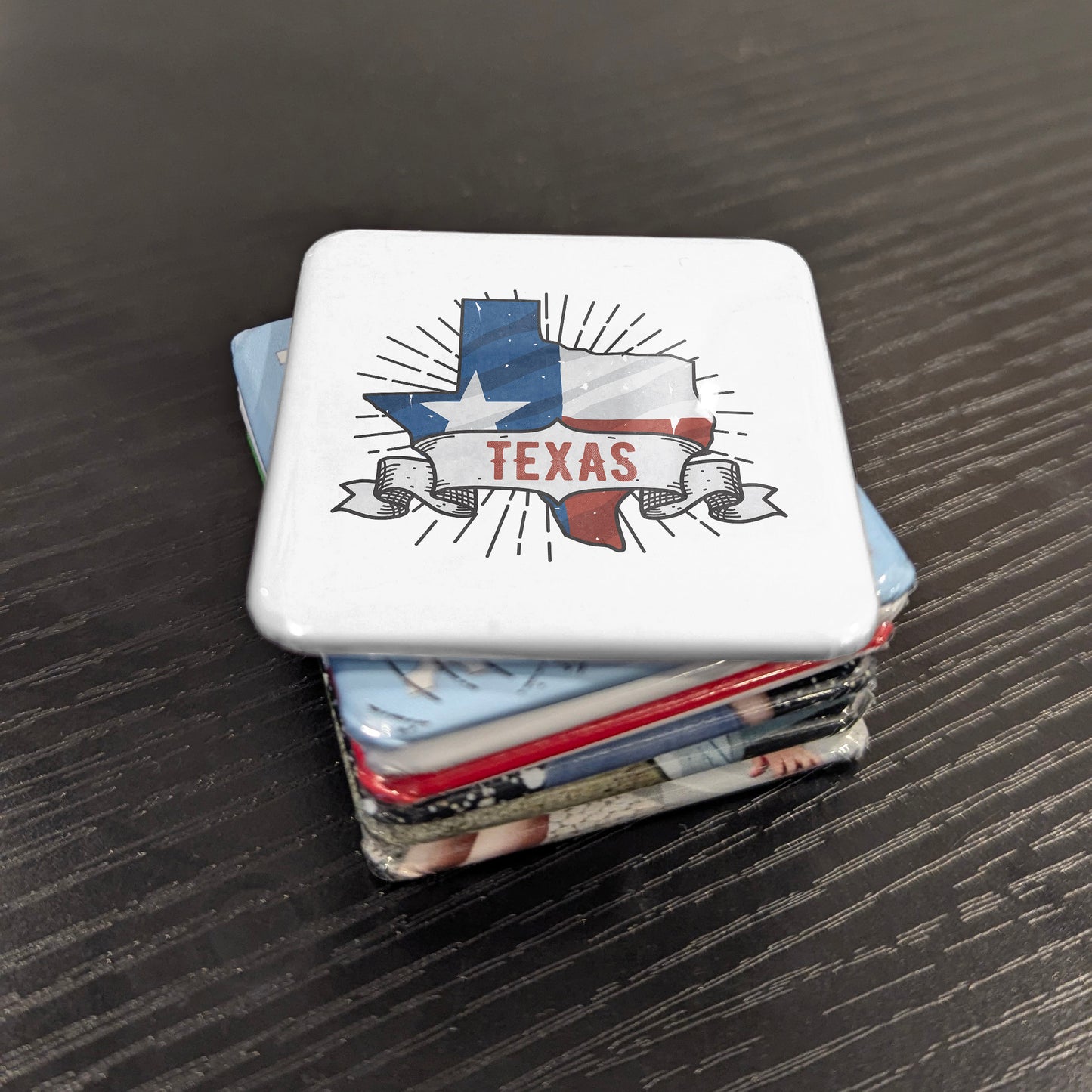 Texas Magnet | Lone Star Sunburst | 2×2 | Made in Canada - PhiloPerse