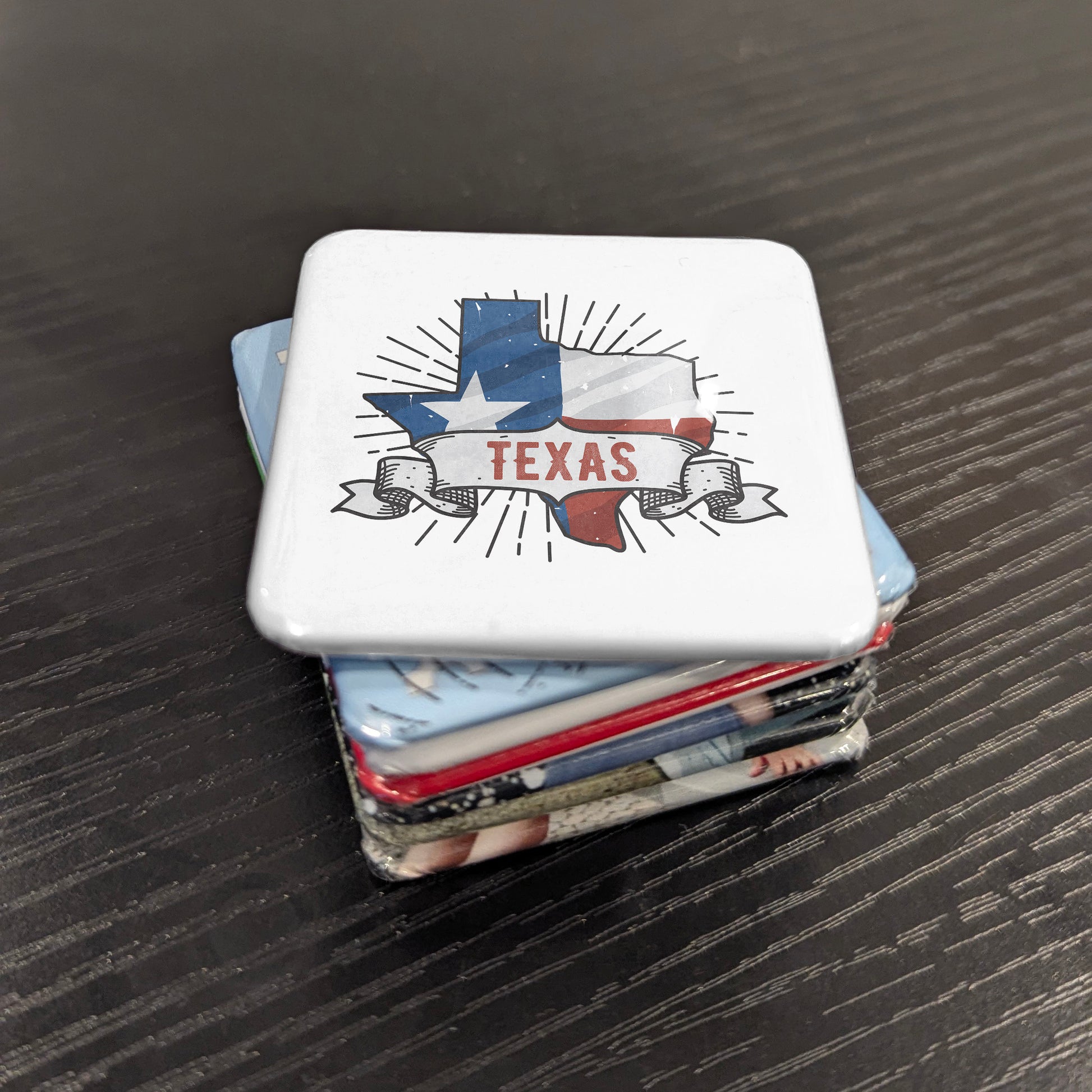 Texas Magnet | Lone Star Sunburst | 2×2 | Made in Canada - PhiloPerse