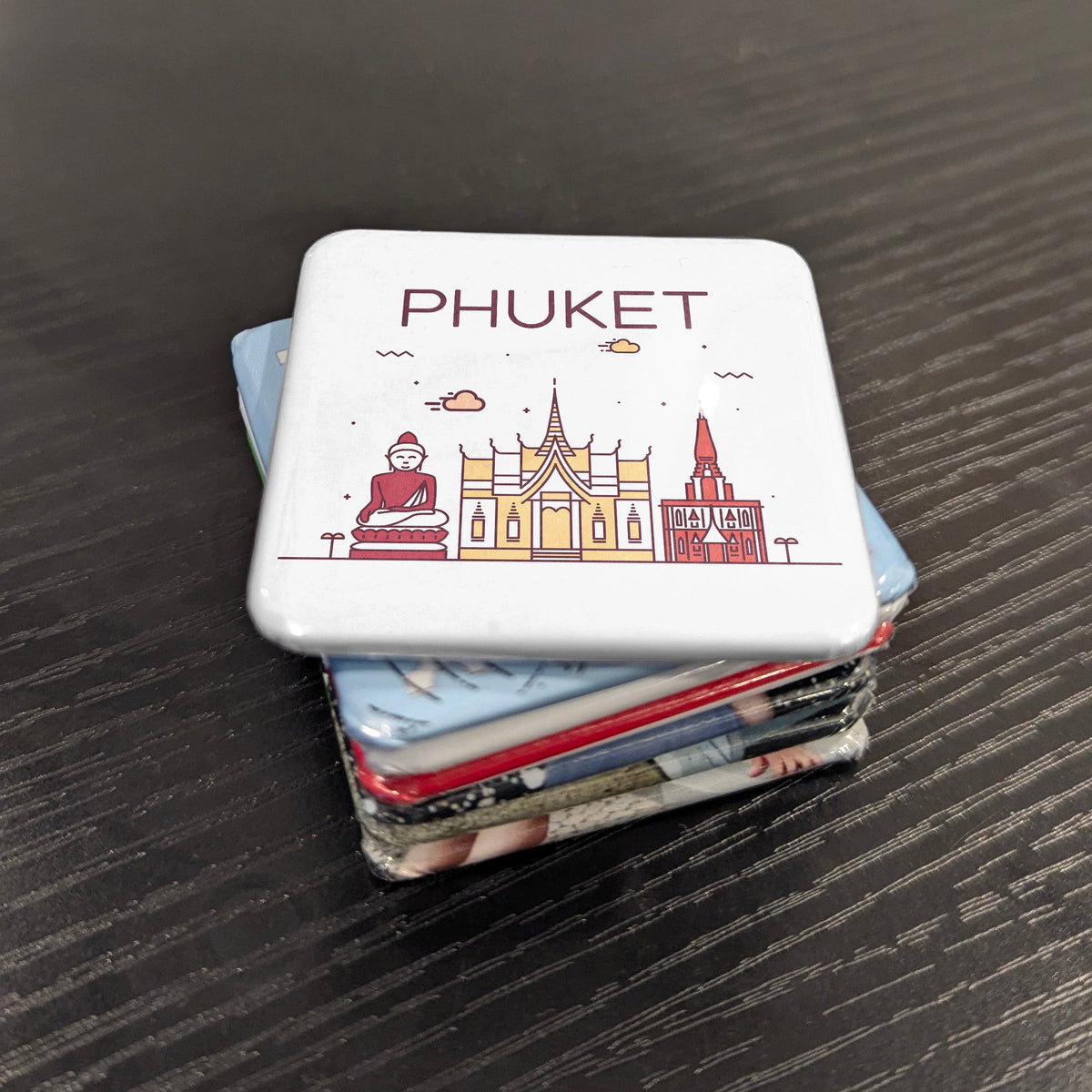 Phuket Thailand Asia Magnet | Pearl of the Andaman Sea Jewel of Southern Thailand | 2x2 | Made in Canada