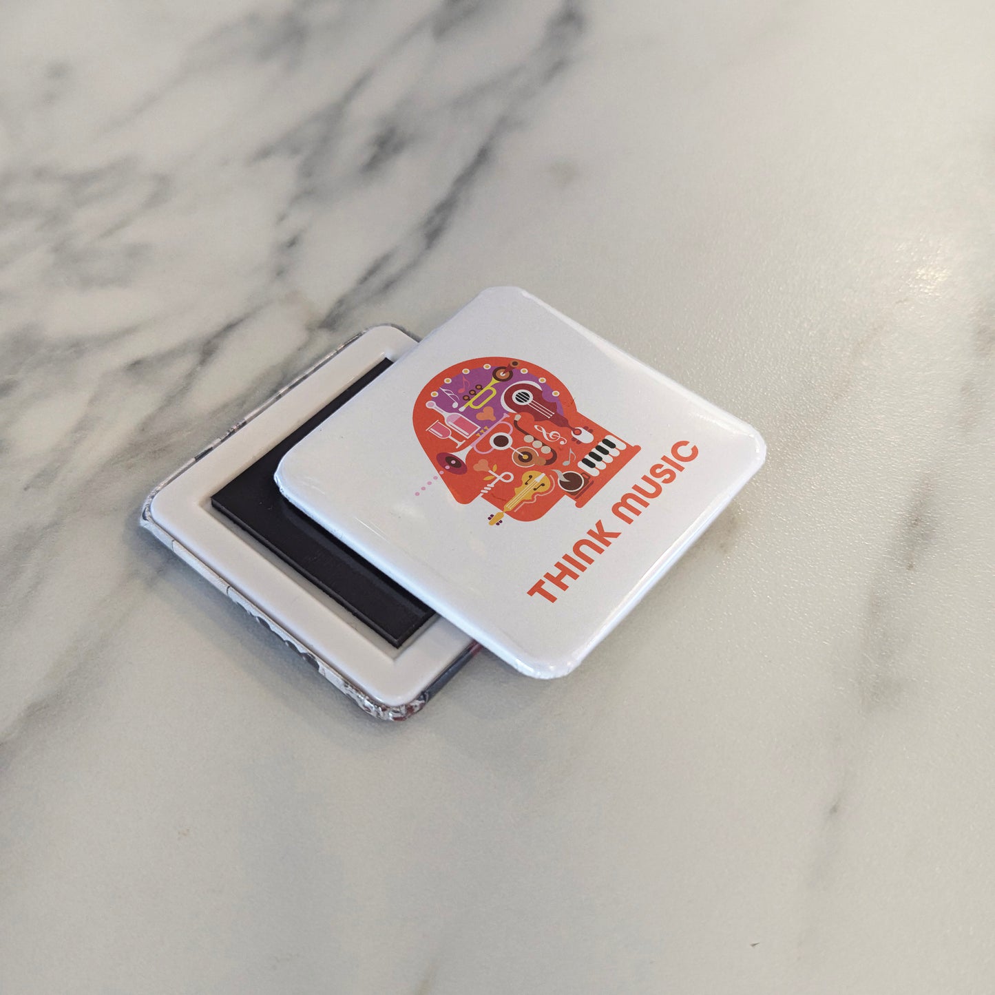 Think Music Fridge Magnet - PhiloPerse