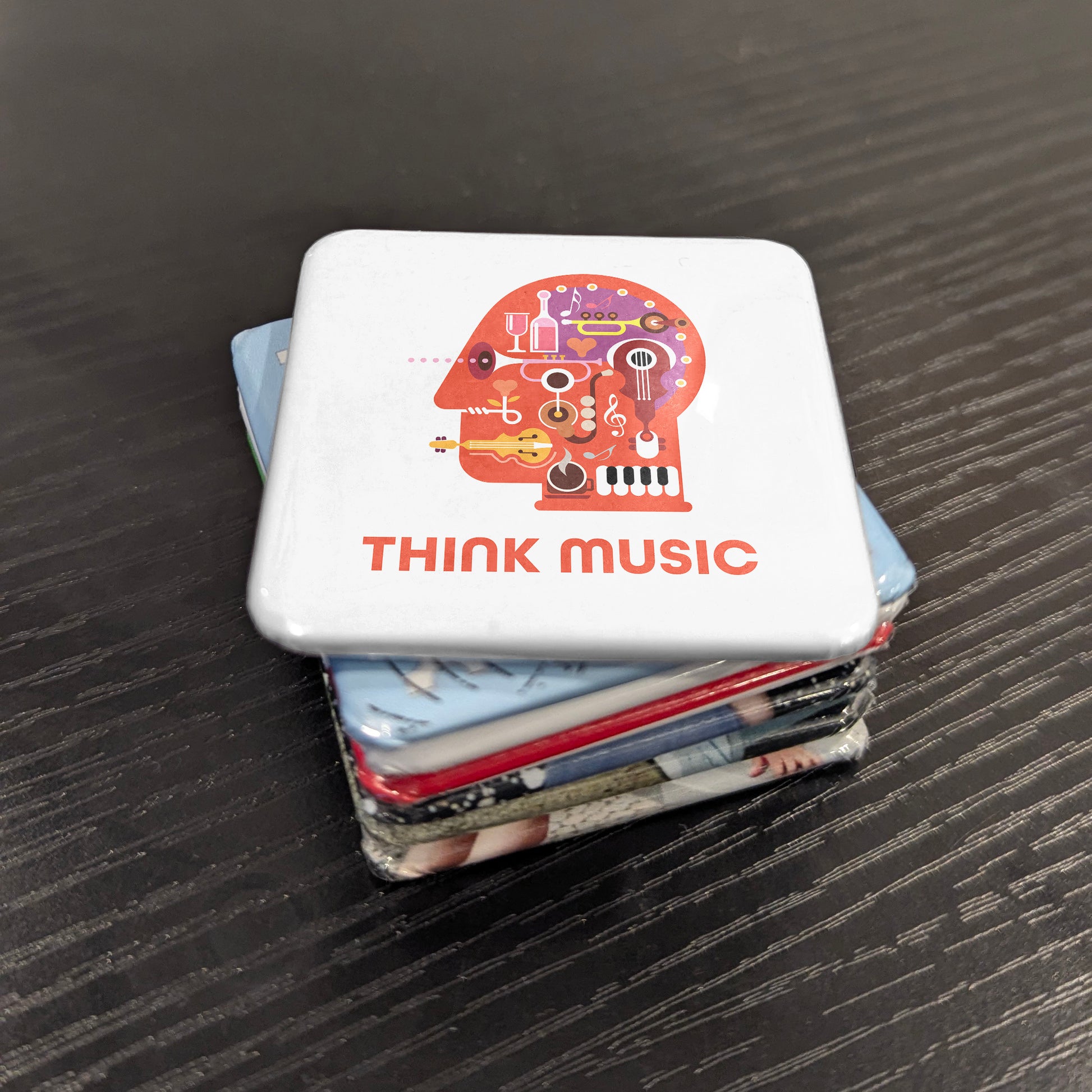Think Music Fridge Magnet - PhiloPerse
