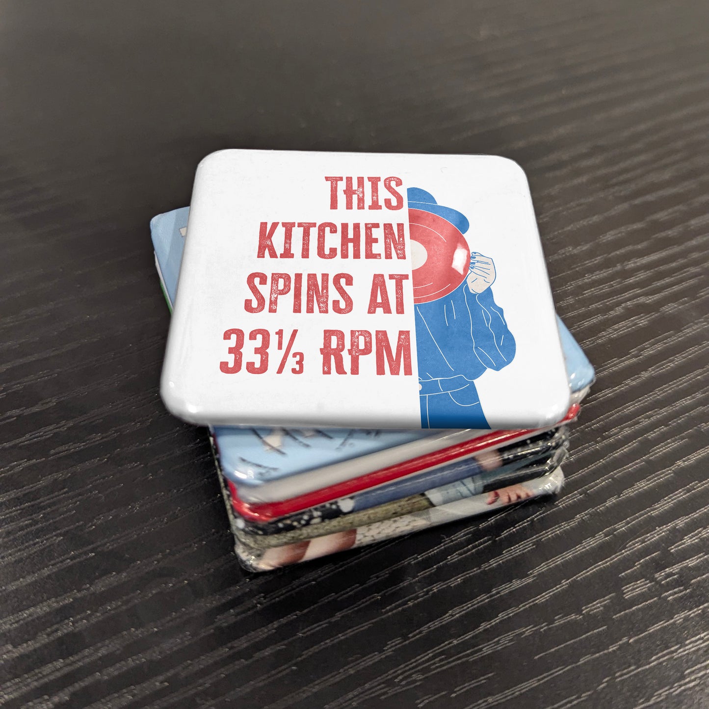 This Kitchen Spins at 33⅓ RPM Fridge Magnet - PhiloPerse