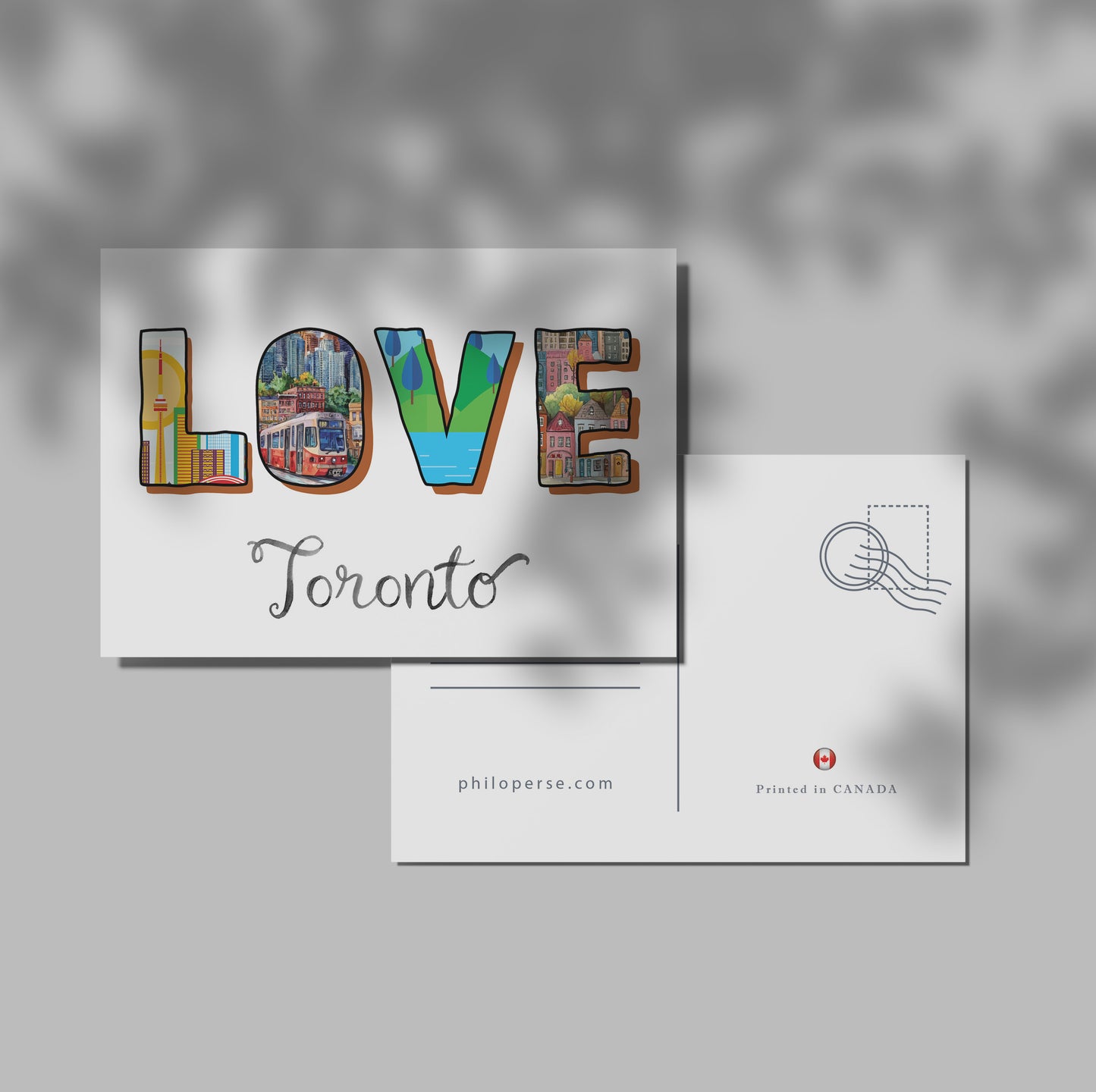 Toronto Illustrated Art Print & Postcard | 4×6 | Made in Canada - PhiloPerse