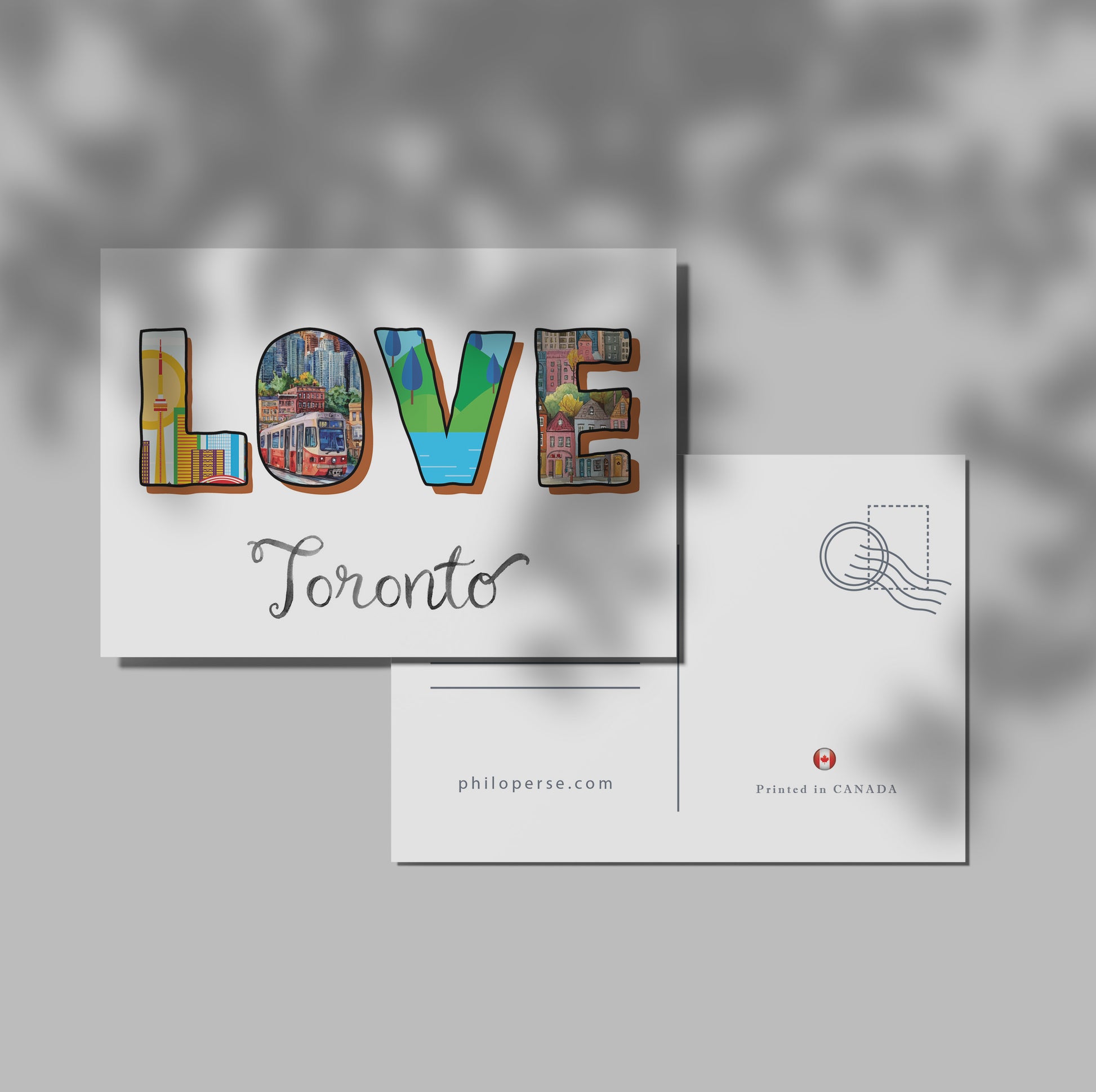 Toronto Illustrated Art Print & Postcard | 4×6 | Made in Canada - PhiloPerse