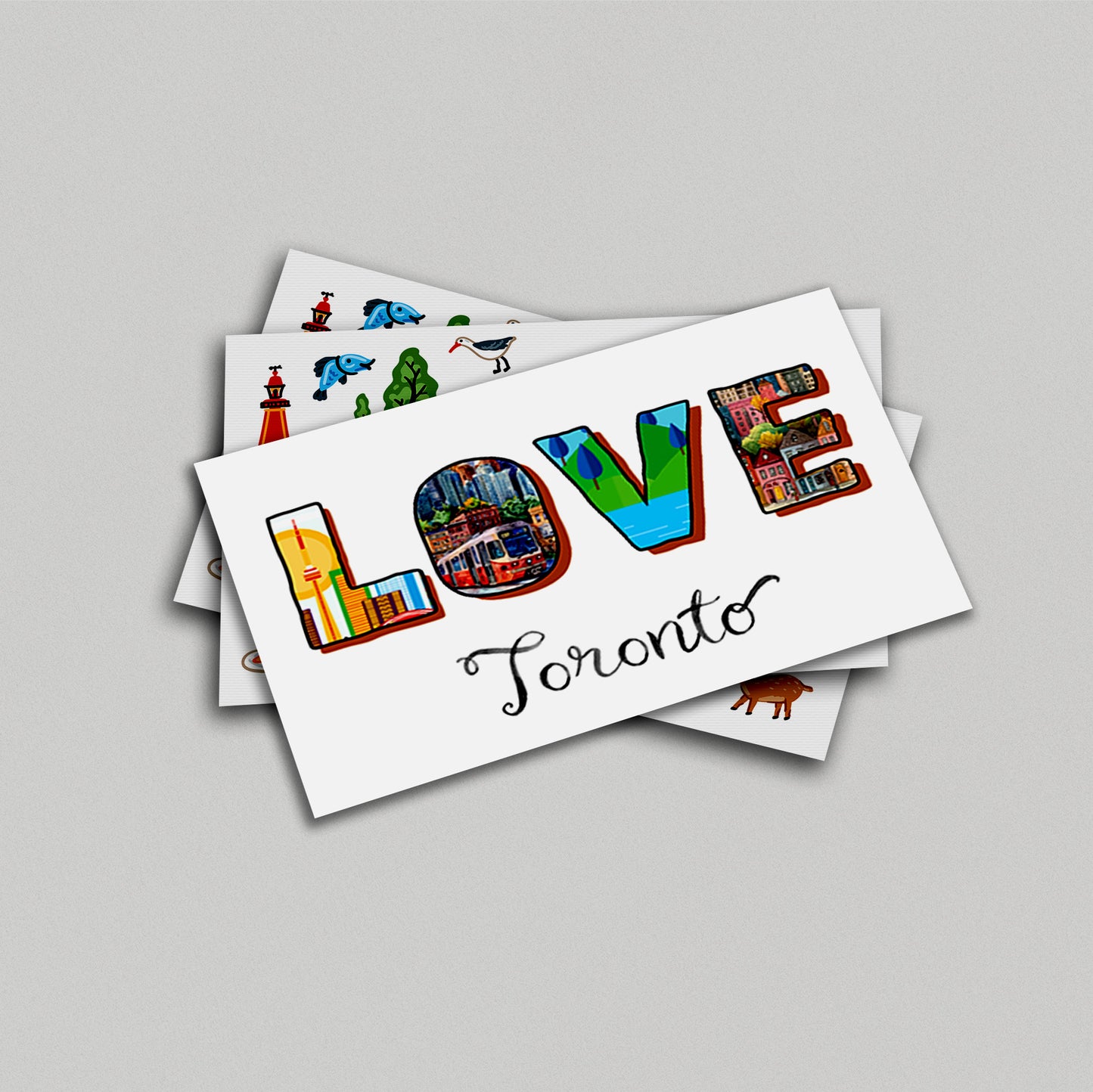 Toronto Illustrated Art Print & Postcard | 4×6 | Made in Canada - PhiloPerse