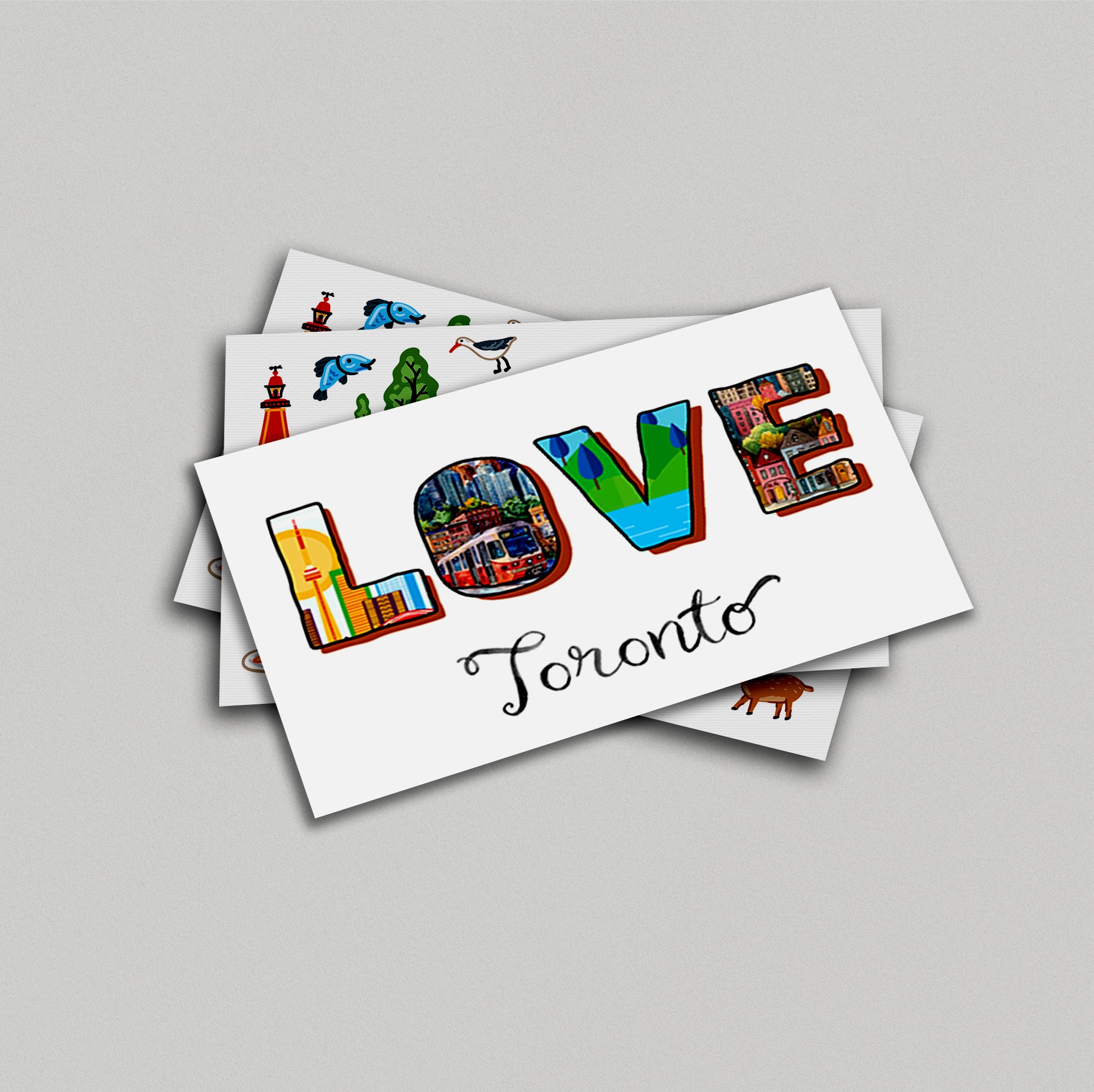 Toronto Illustrated Art Print & Postcard | 4×6 | Made in Canada - PhiloPerse