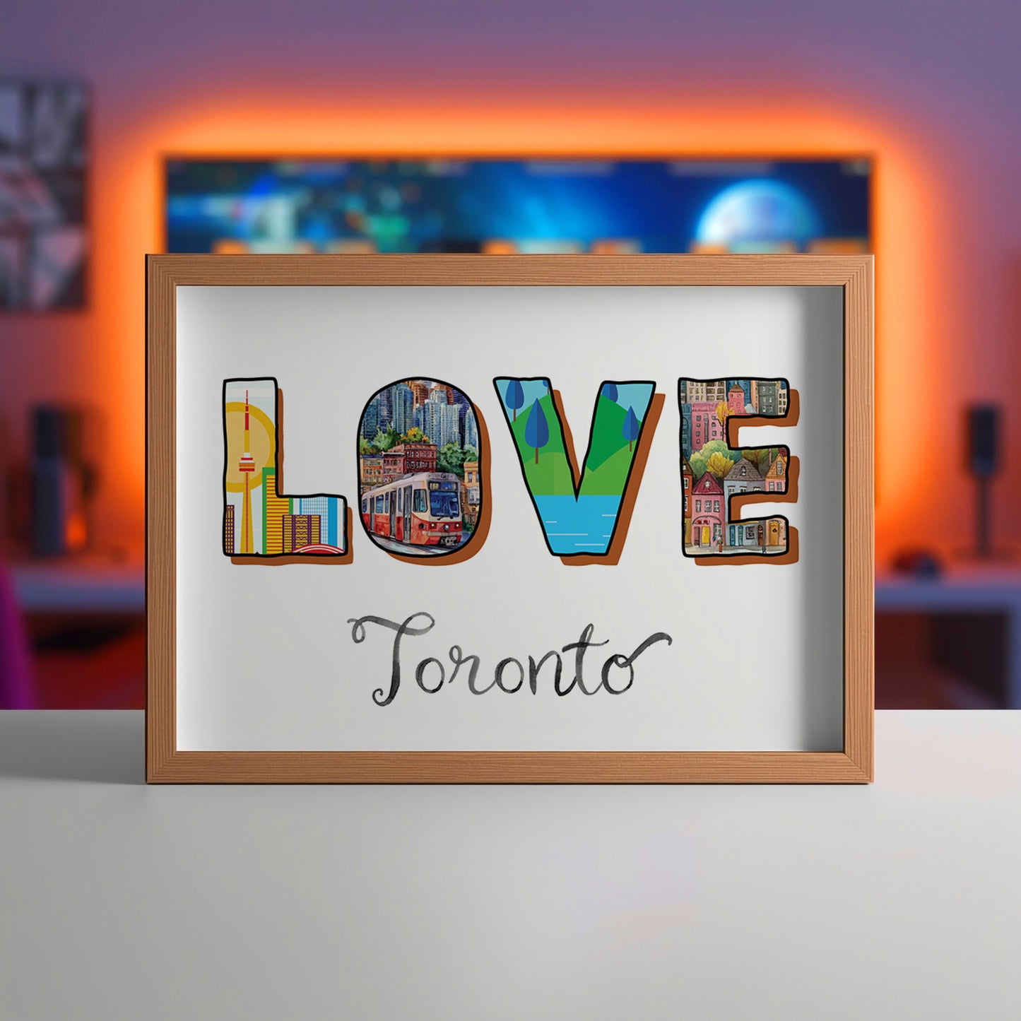 Toronto Illustrated Art Print & Postcard | 4×6 | Made in Canada - PhiloPerse