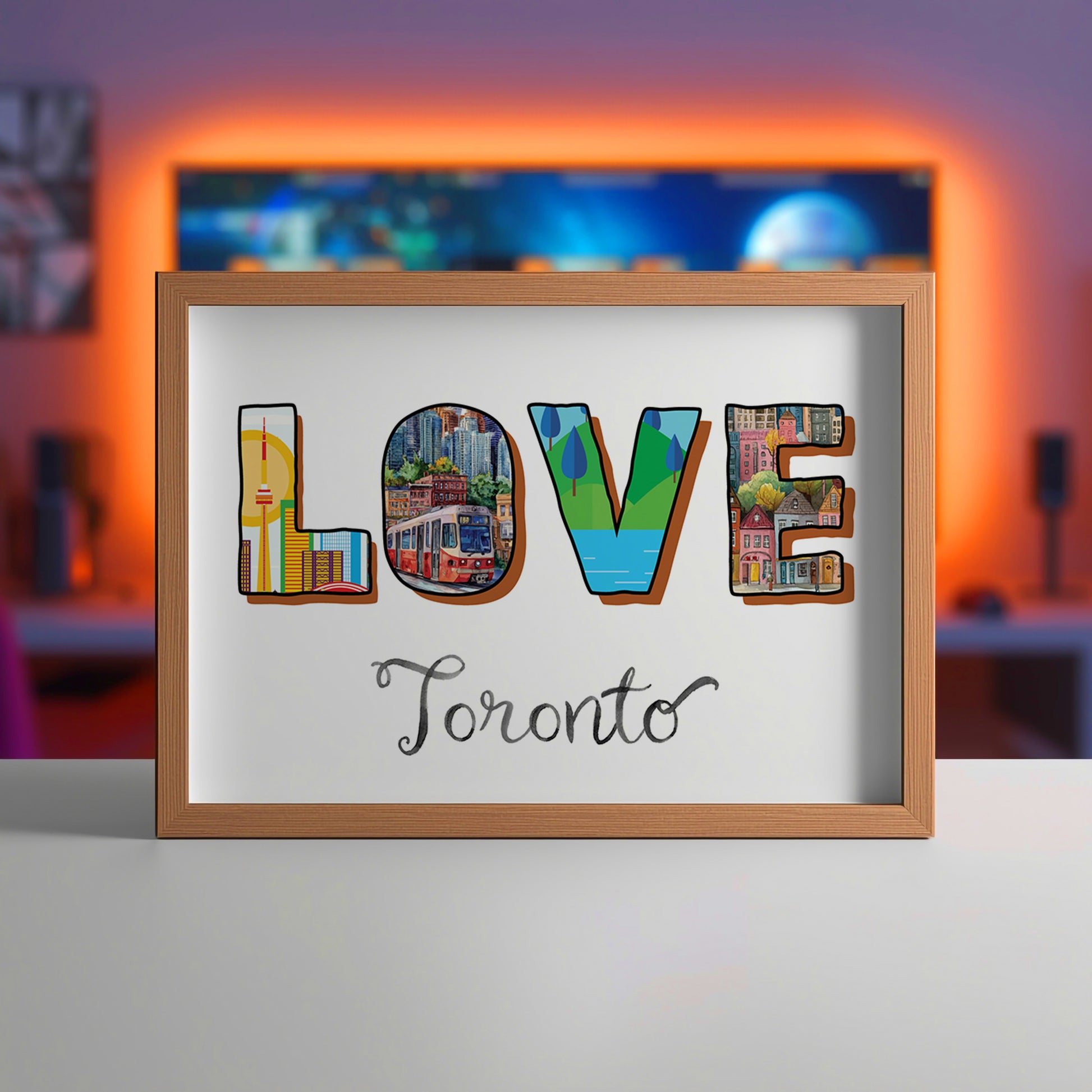 Toronto Illustrated Art Print & Postcard | 4×6 | Made in Canada - PhiloPerse