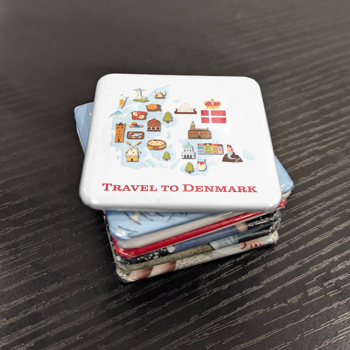 Denmark Magnet | Land of the Vikings, Hygge, and the Little Mermaid on the Sound | 2x2 | Made in Canada