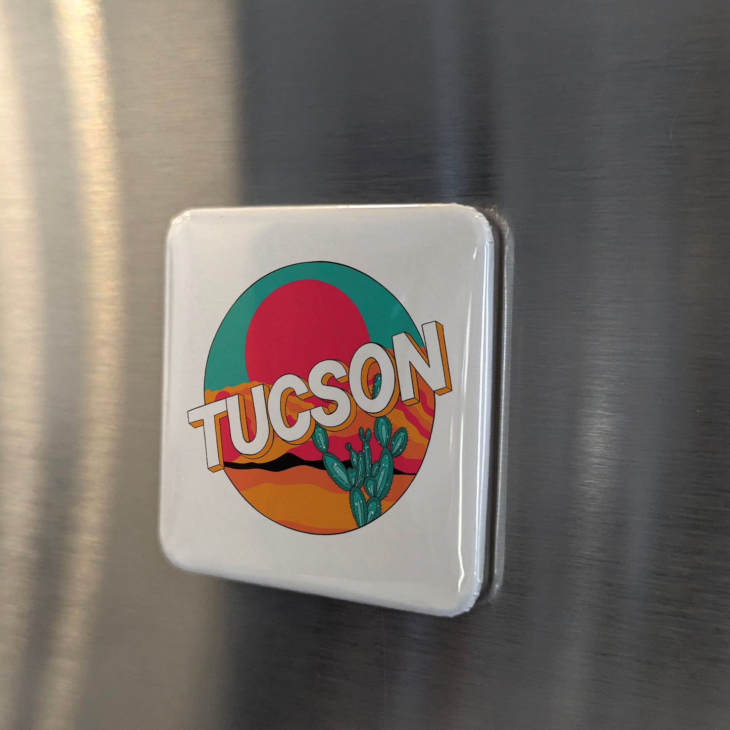 Tucson Arizona Magnet | Old Pueblo | 2×2 | Made in Canada - PhiloPerse