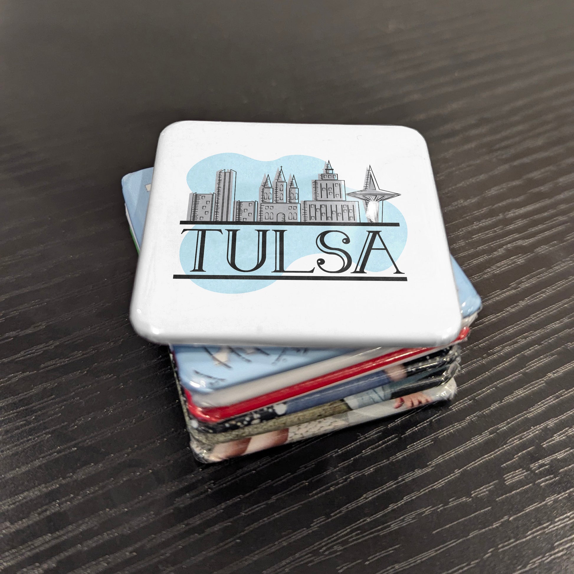Tulsa Oklahoma Magnet | Art Deco Capital | 2×2 | Made in Canada - PhiloPerse