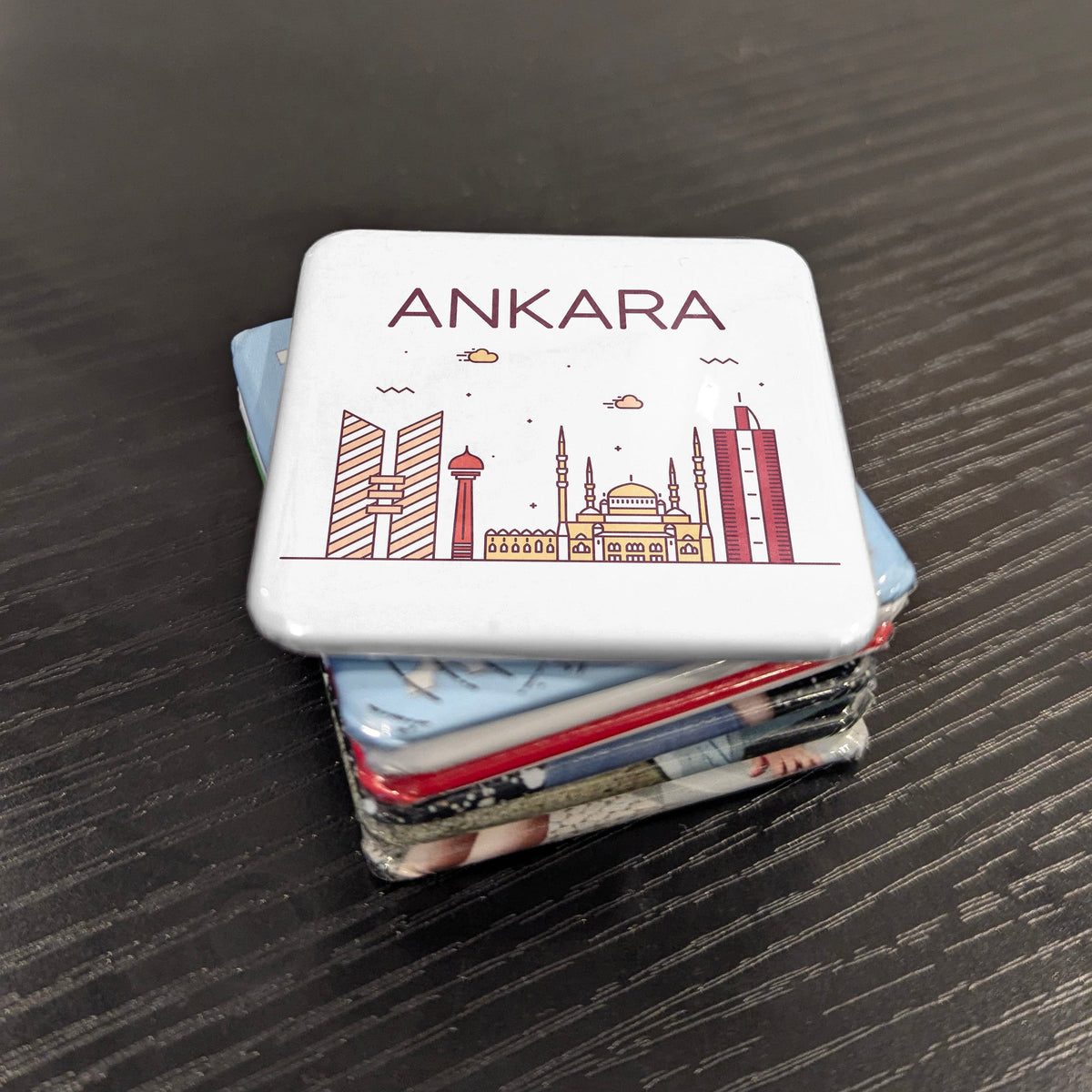 Ankara Turkiye Asia Magnet | Capital of the Anatolian Heartland on the Central Plateau | 2x2 | Made in Canada