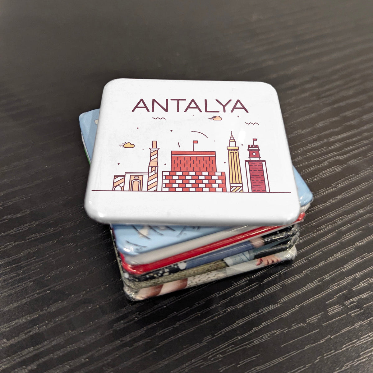 Antalya Turkiye Asia Magnet | Turkish Riviera on the Turquoise Coast | 2x2 | Made in Canada