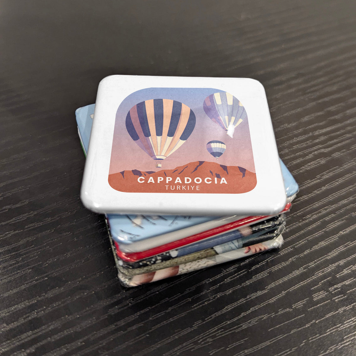 Cappadocia Turkiye Magnet | Land of Hot Air Balloons and Fairy Chimneys of the Anatolian Plateau | 2x2 | Made in Canada