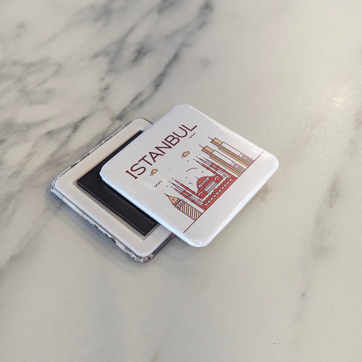 Istanbul Turkiye Magnet | City of Two Continents and Bridge Between East and West | 2x2 | Made in Canada