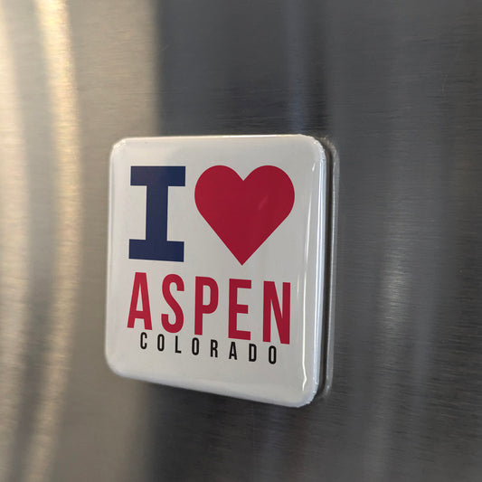 Aspen Colorado Magnet | Ski Capital | 2×2 | Made in Canada - PhiloPerse
