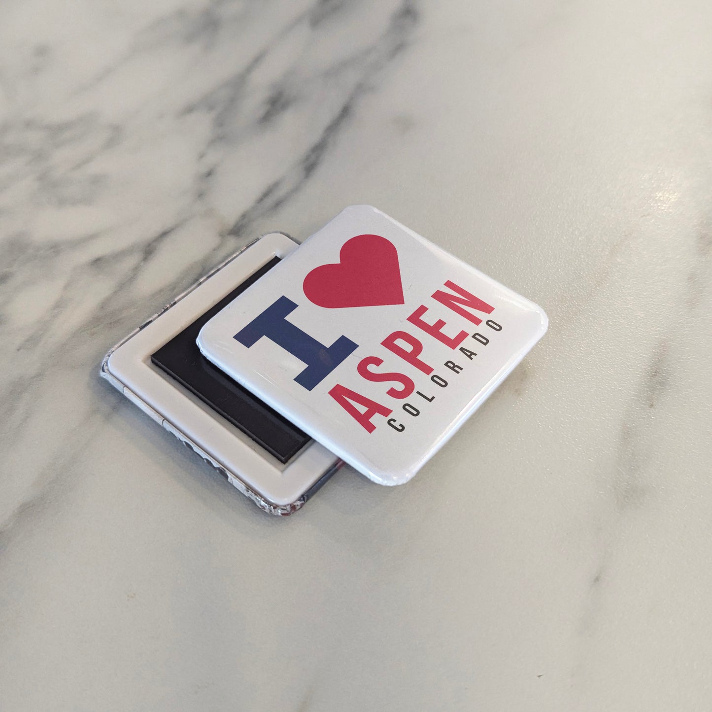 Aspen Colorado Magnet | Ski Capital | 2×2 | Made in Canada