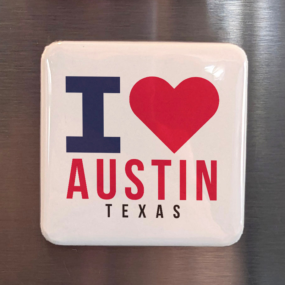 Austin Texas Magnet | Keep Austin Weird | 2×2 | Made in Canada