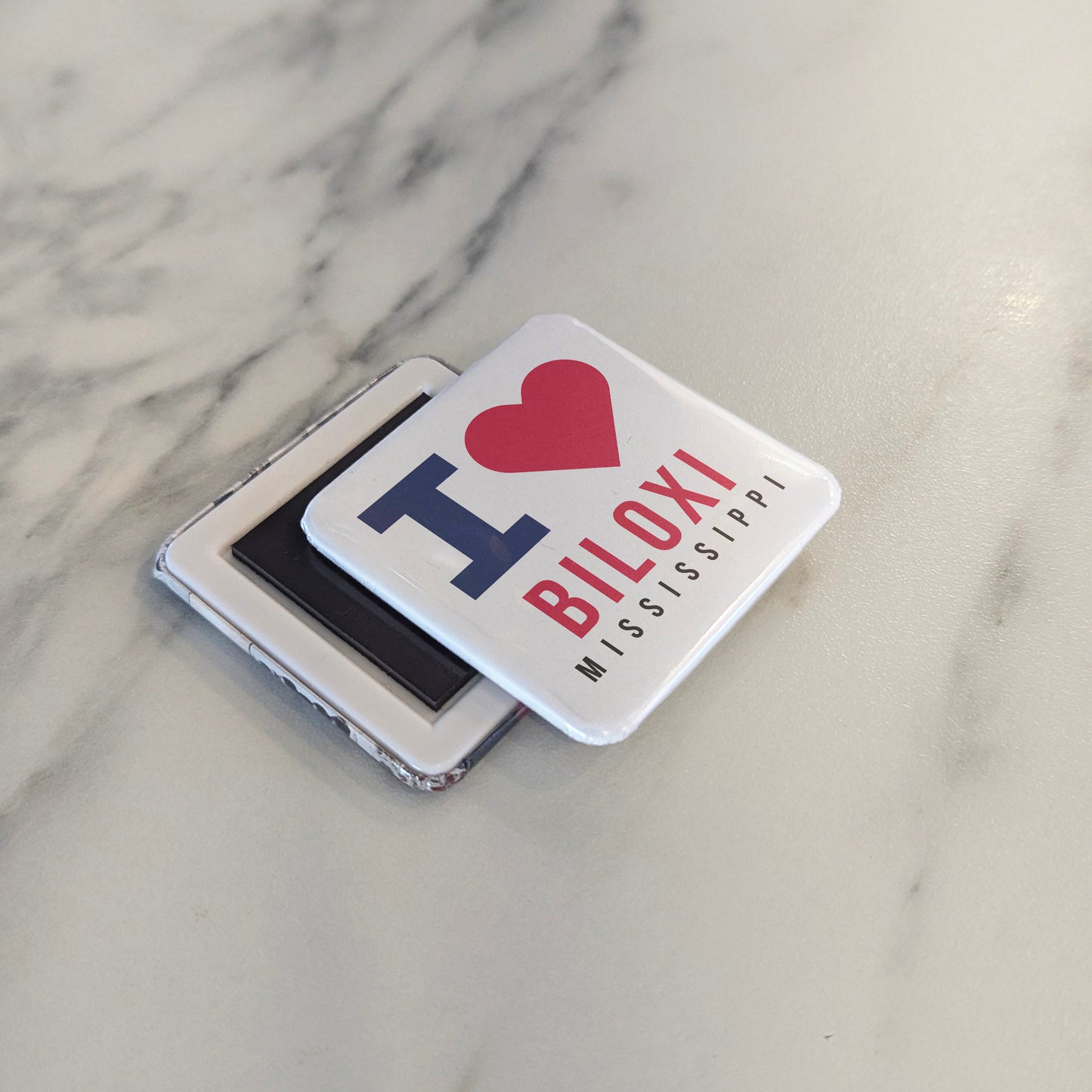 Biloxi Mississippi Magnet | Gulf Coast Gem | 2×2 | Made in Canada