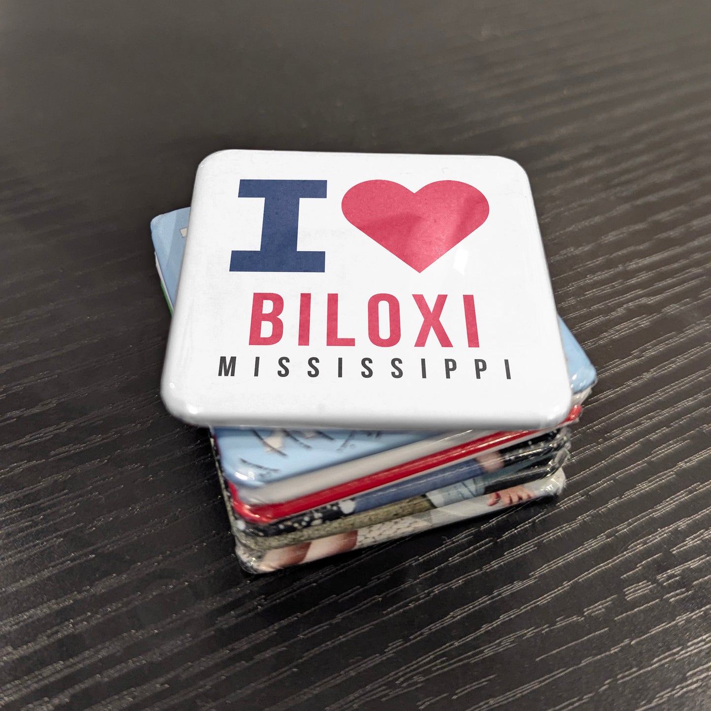 Biloxi Mississippi Magnet | Gulf Coast Gem | 2×2 | Made in Canada