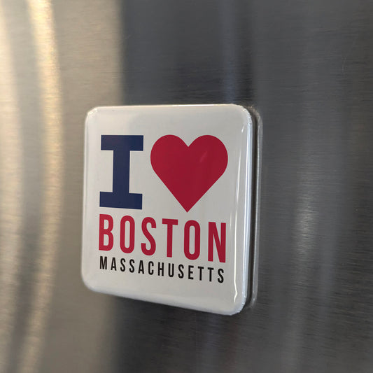 Boston Massachusetts Magnet | Beantown | 2×2 | Made in Canada - PhiloPerse