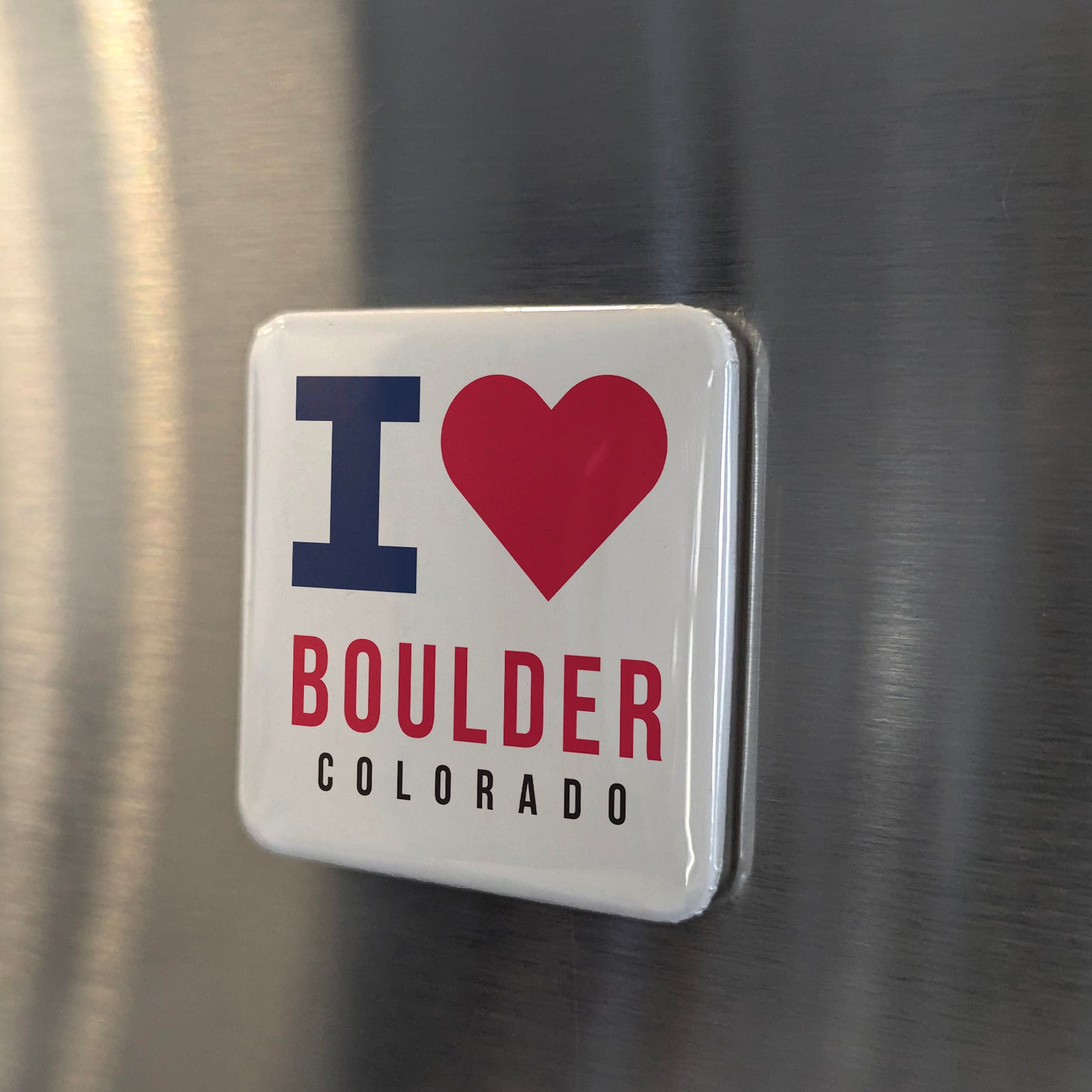 Boulder Colorado Magnet | Flatirons City | 2×2 | Made in Canada