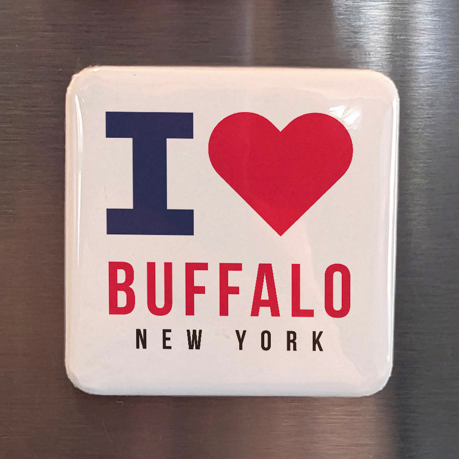 Buffalo New York Magnet | City of Good Neighbors | 2×2 | Made in Canada