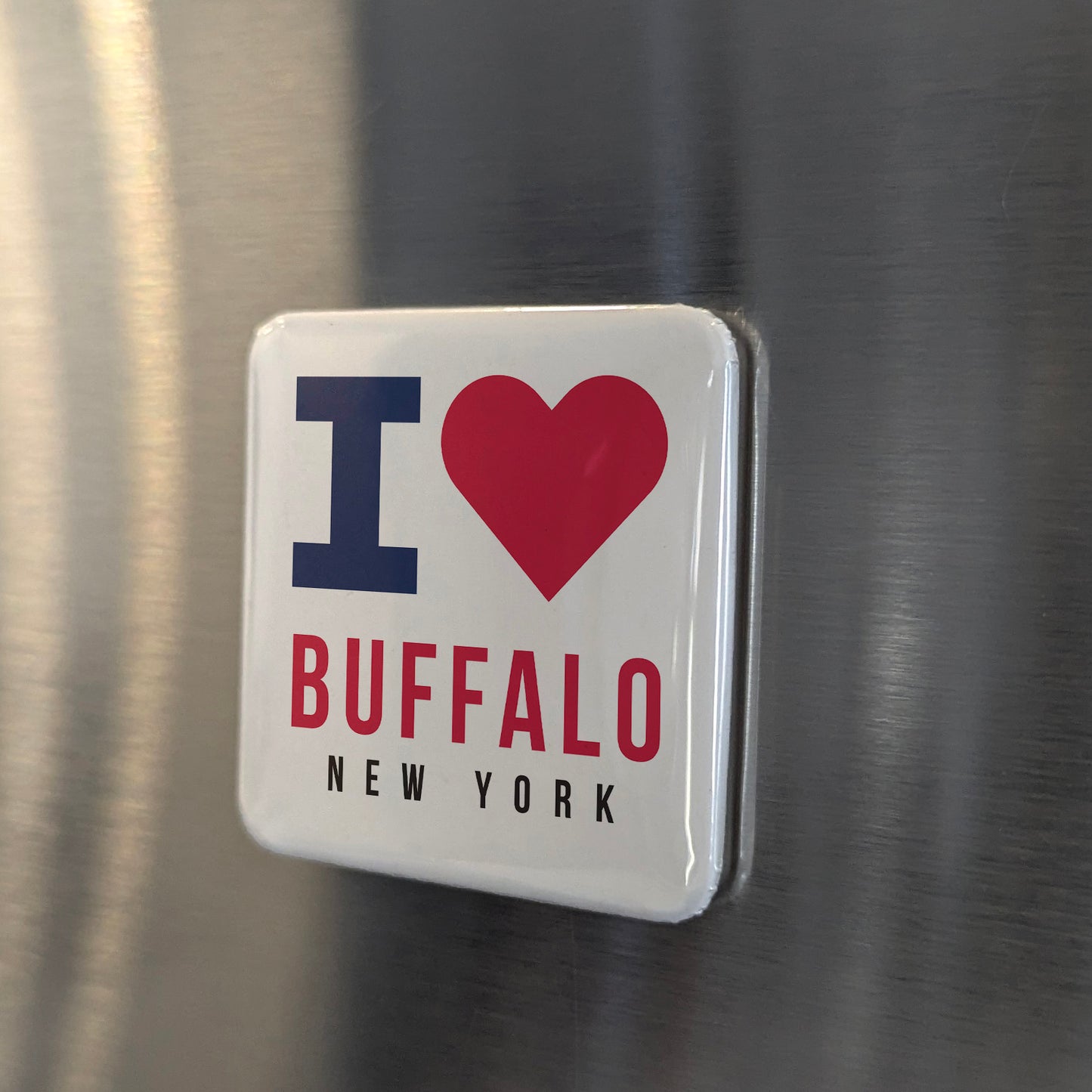 Buffalo New York Magnet | City of Good Neighbors | 2×2 | Made in Canada