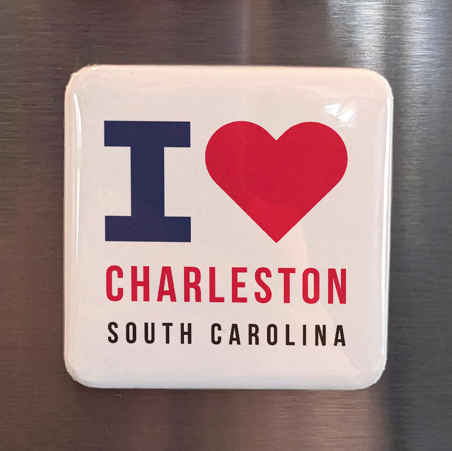 Charleston South Carolina Magnet | Holy City | 2×2 | Made in Canada