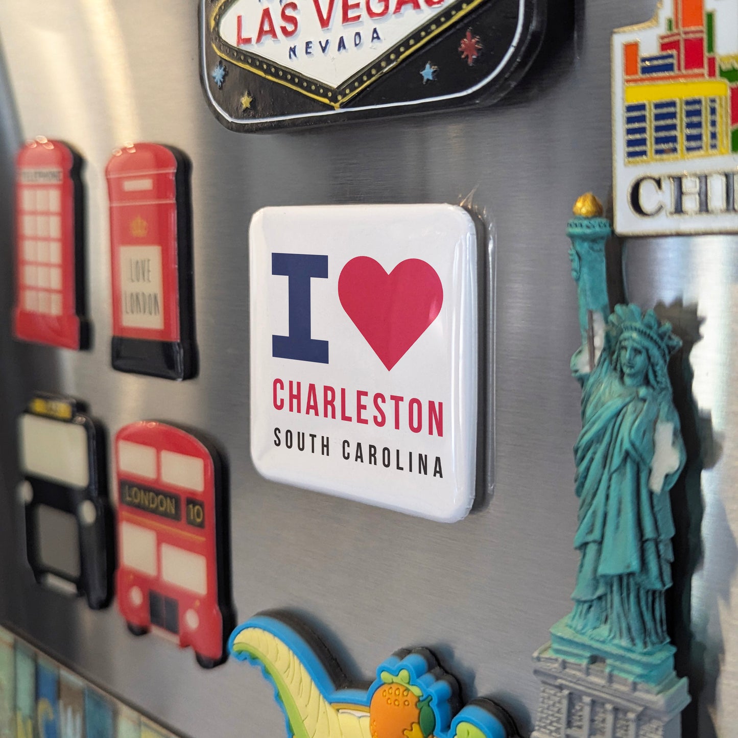Charleston South Carolina Magnet | Holy City | 2×2 | Made in Canada