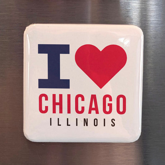 Chicago Illinois Magnet | Windy City | 2×2 | Made in Canada - PhiloPerse