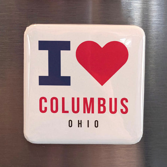 Columbus Ohio Magnet | Arch City | 2×2 | Made in Canada - PhiloPerse