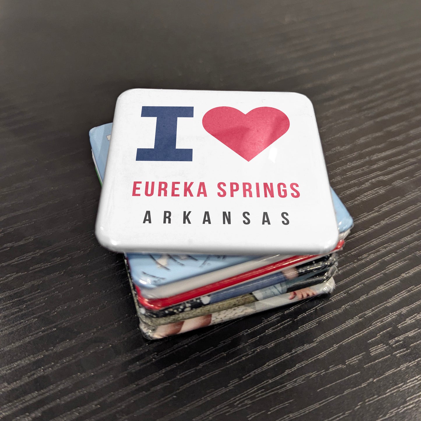 Eureka Springs Arkansas Magnet | Little Switzerland of the Ozarks | 2×2 | Made in Canada