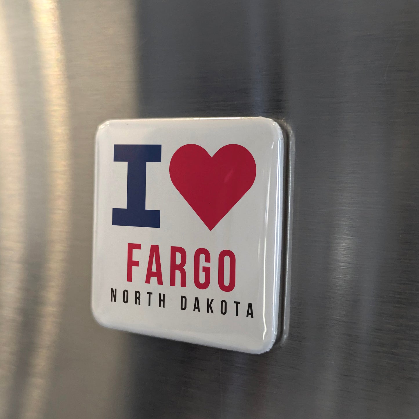 Fargo North Dakota Magnet | Gateway to the Plains | 2×2 | Made in Canada