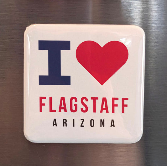 Flagstaff Arizona Magnet | Gateway to the Grand Canyon | 2×2 | Made in Canada - PhiloPerse