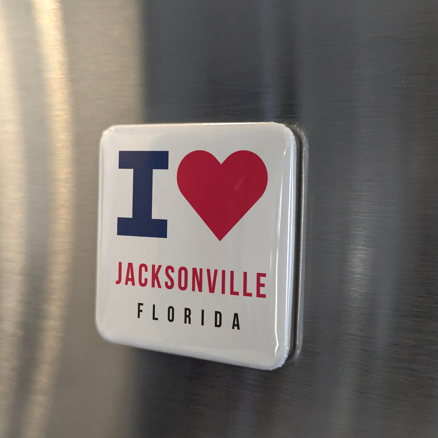 Jacksonville Florida Magnet | River City | 2×2 | Made in Canada