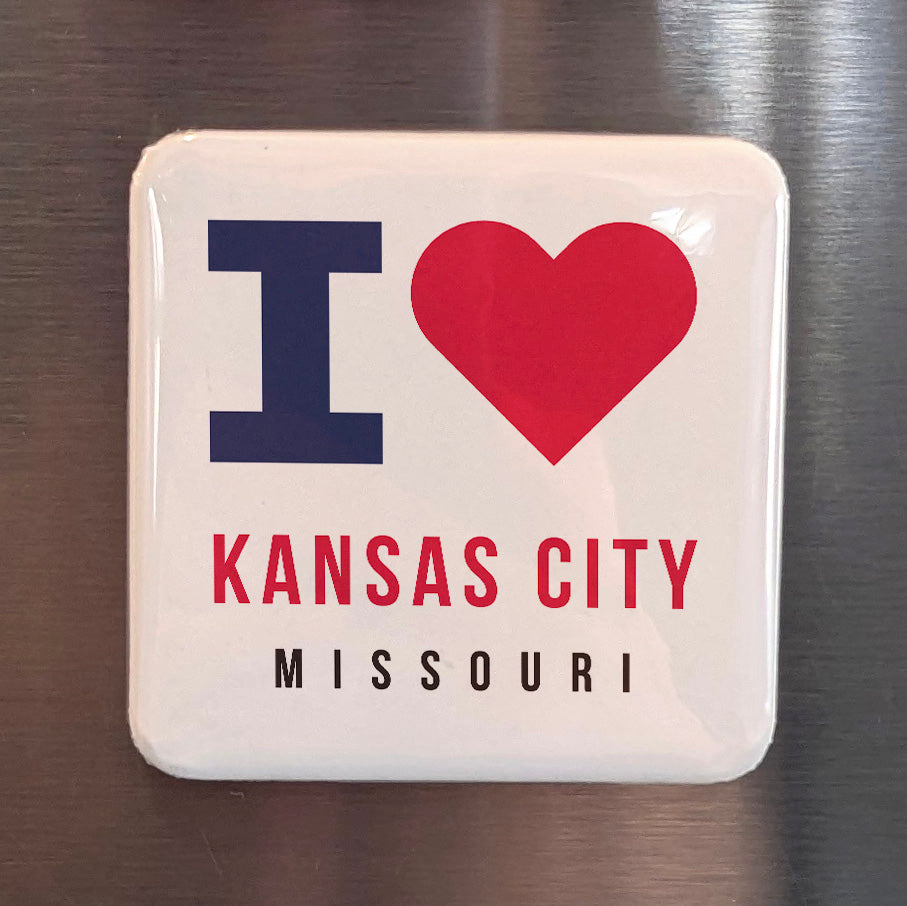 Kansas City Missouri Magnet | BBQ Capital of the World | 2×2 | Made in Canada