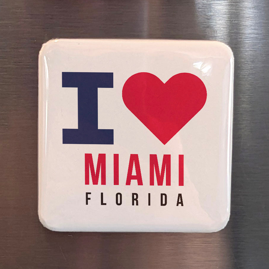 Miami Florida Magnet | Magic City | 2×2 | Made in Canada - PhiloPerse