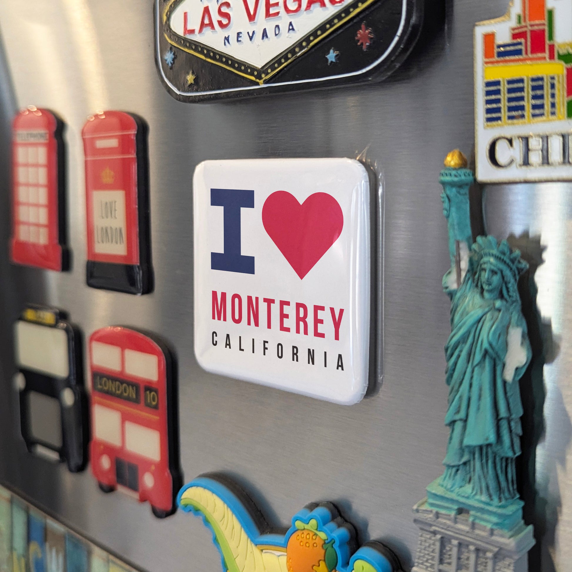 Monterey California Magnet | Gateway to the Pacific | 2×2 | Made in Canada - PhiloPerse