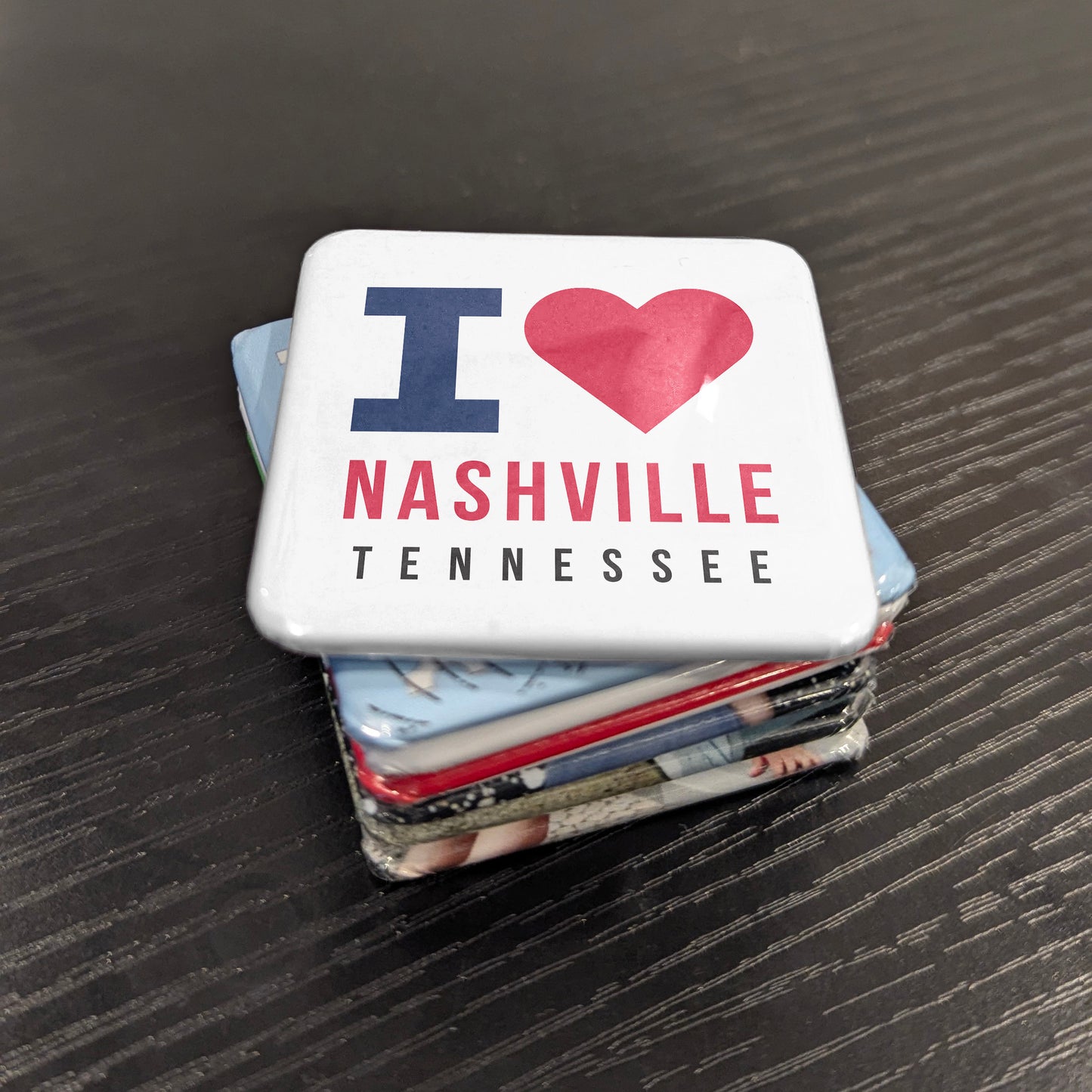 Nashville Tennessee Magnet | Music City | 2×2 | Made in Canada - PhiloPerse