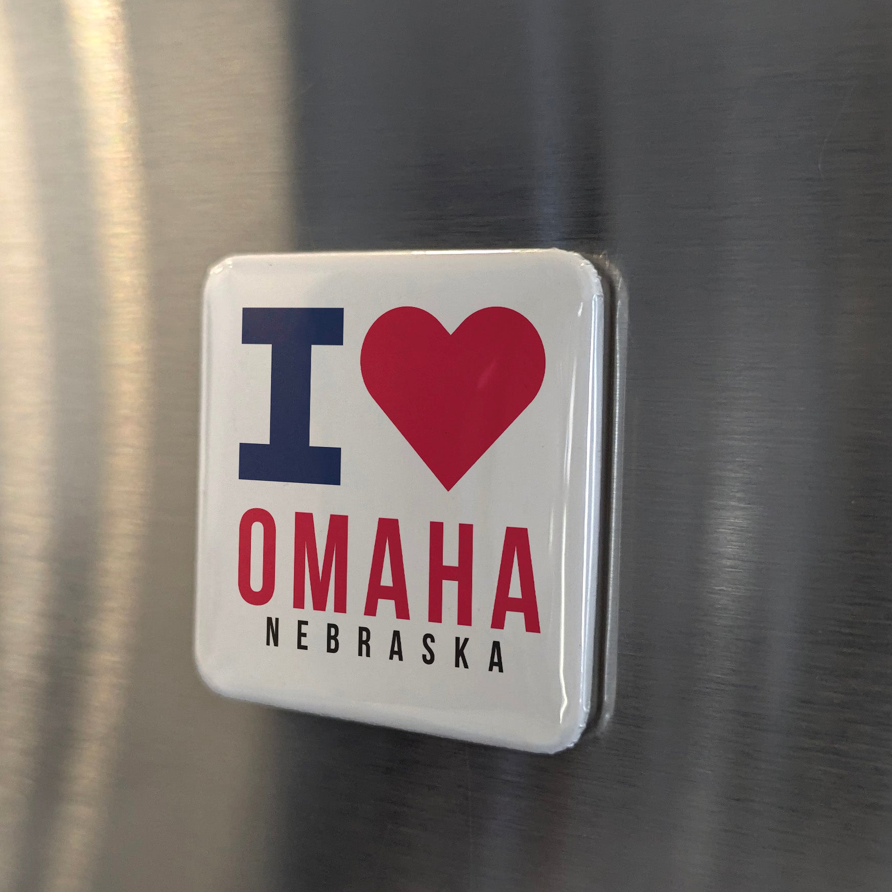 Omaha Nebraska Magnet | Gateway to the West | 2×2 | Made in Canada - PhiloPerse