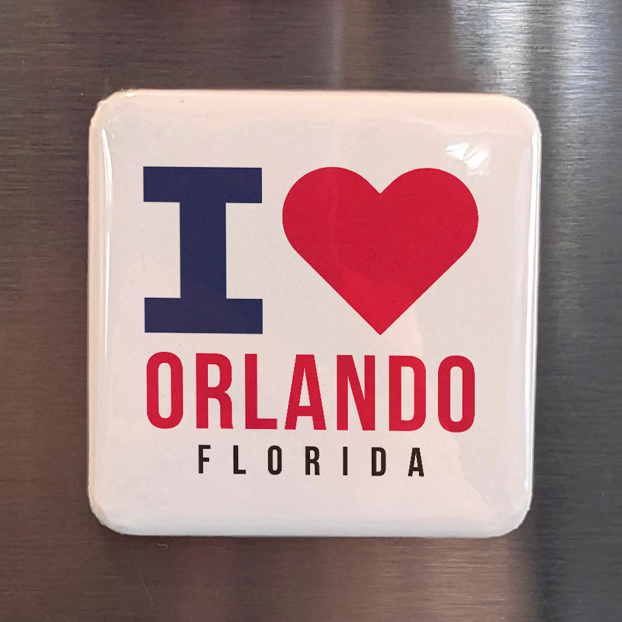 Orlando Florida Magnet | Theme Park Capital of the World | 2×2 | Made in Canada - PhiloPerse